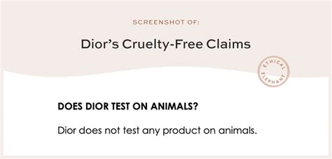 is dior animal cruelty free|is dior ethical.